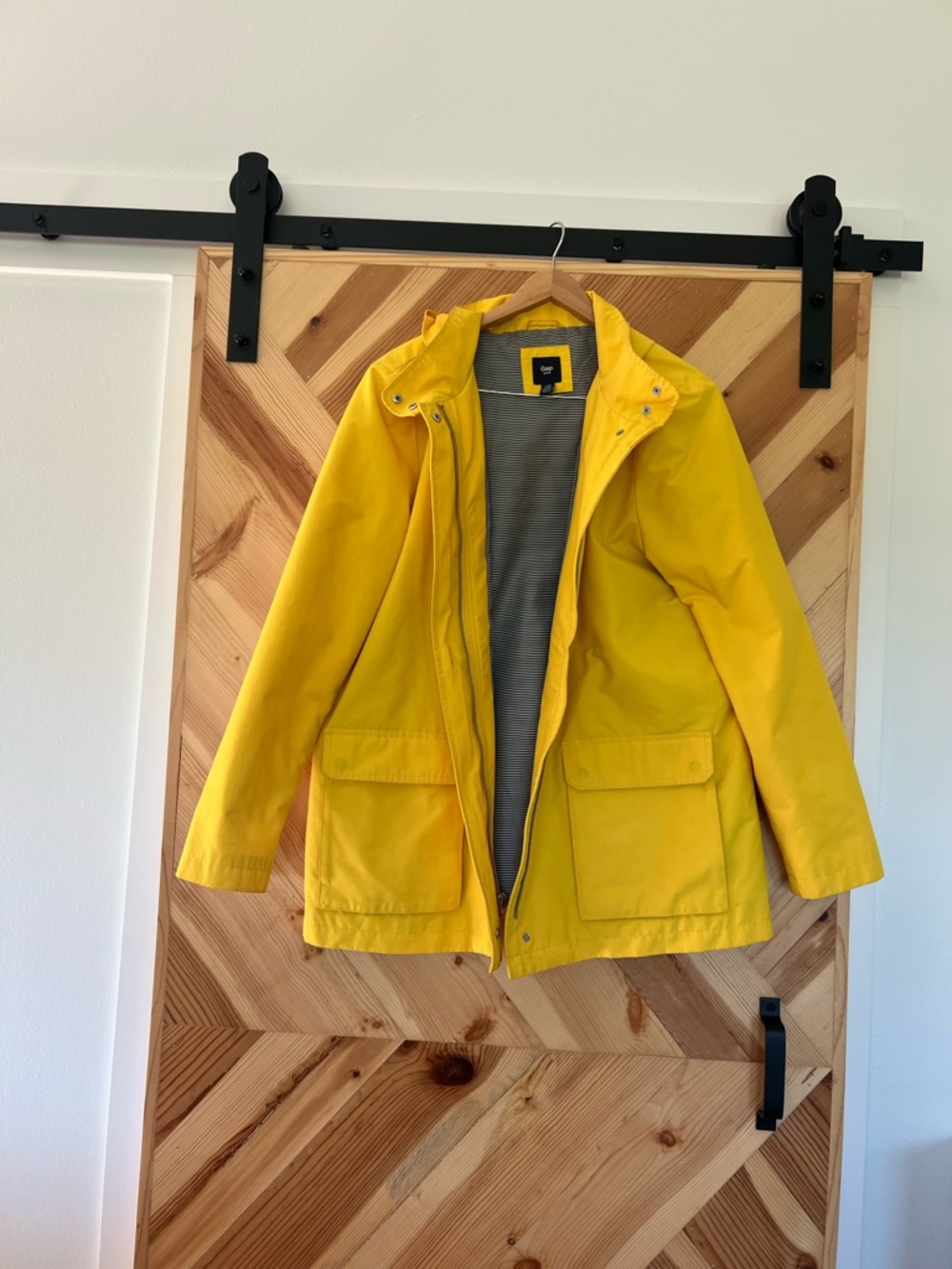 GAP Yellow Label Striped Lined Jacket